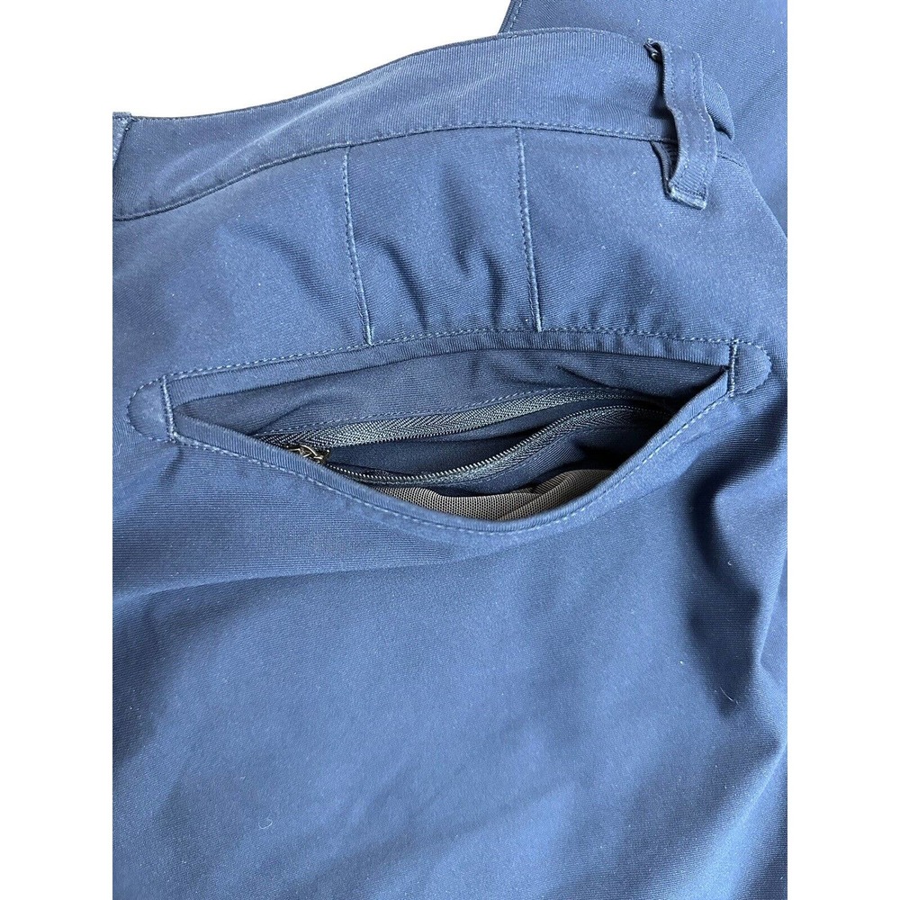 Rhone Athleisure Performance Chino Comfort Commuter Blue Pants Mens 33x35 - Picture 8 of 13